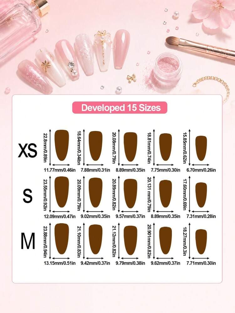Gold Y2K Almond False Nails with Green Cat Eye Decor - 10pcs detail photo 8 - Press-On Nails at ShopKaar