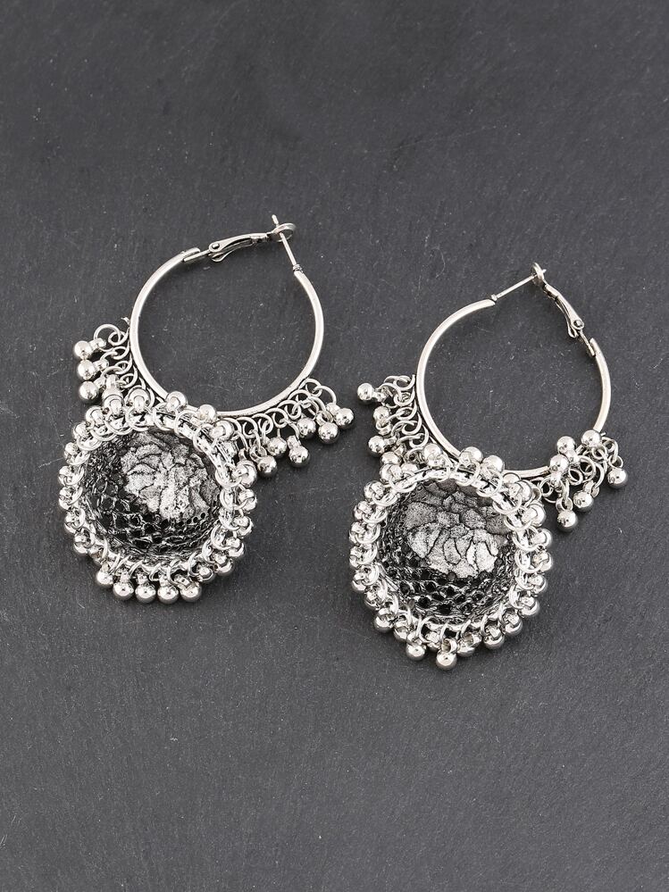 Retro Vintage Fashion Earrings detail photo 3 - Earrings at ShopKaar