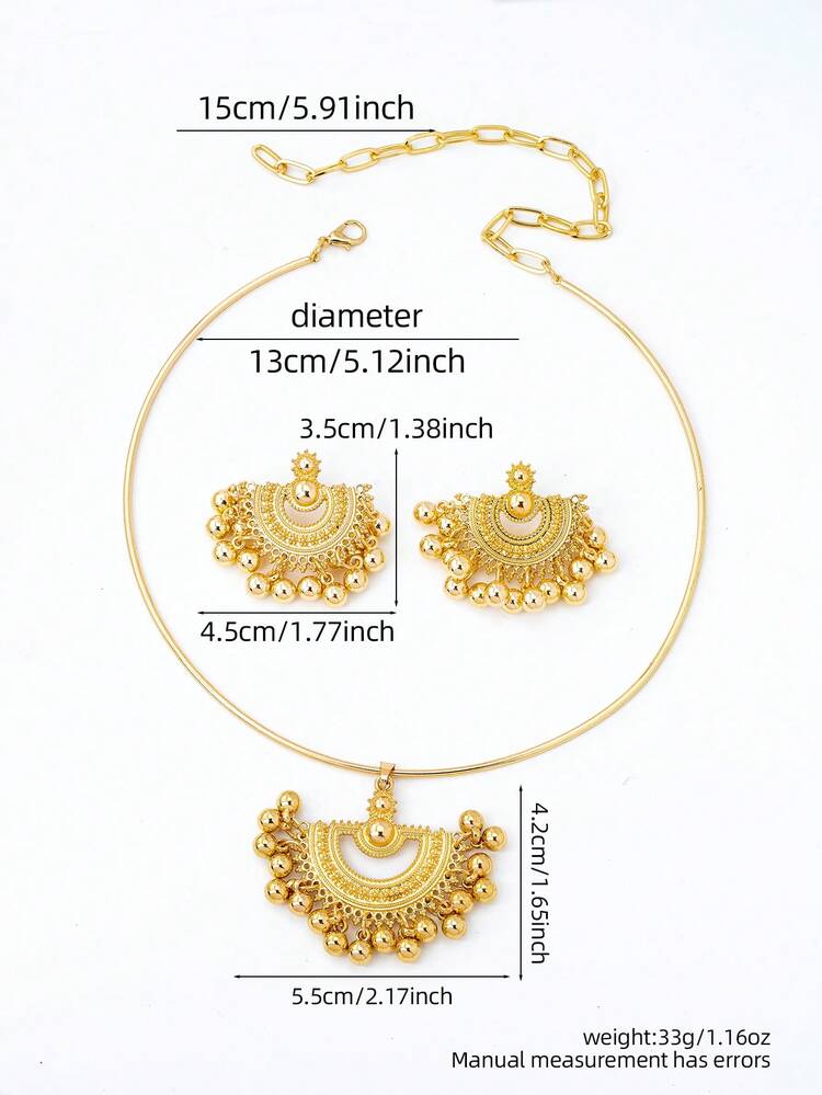 Bohemian Fan Tassel Drop Earrings detail photo 11 - Earrings at ShopKaar