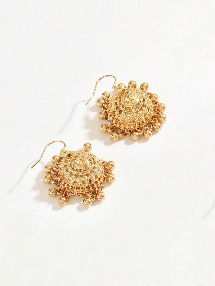 Bohemian Tassel Drop Earrings detail photo 3 - Earrings at ShopKaar
