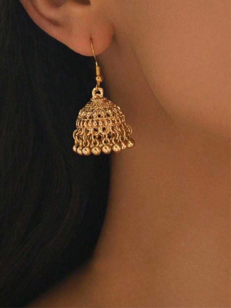 Bohemian Tassel Drop Earrings detail photo 4 - Earrings at ShopKaar